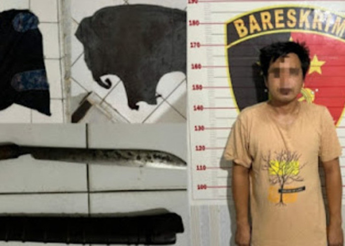 Warga Desa Blambangan OKU Nekat Bacok Tetangga Pakai Parang