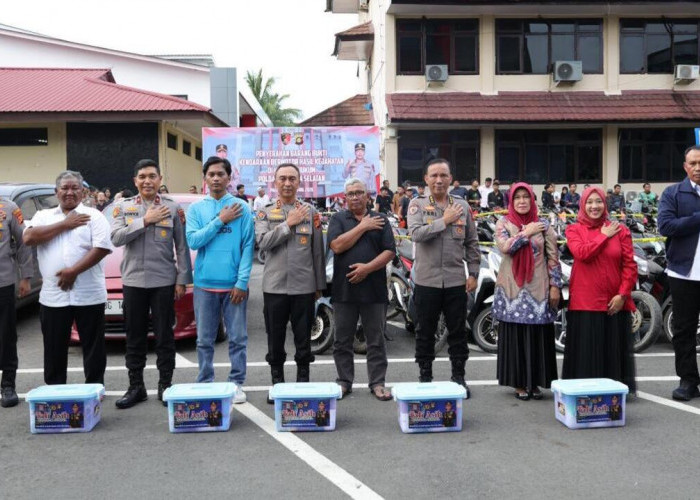 Kapolda Sumsel Serahkan 497 Kendaraan Hasil Kejahatan, Wujud Nyata Pemulihan Hak Masyarakat