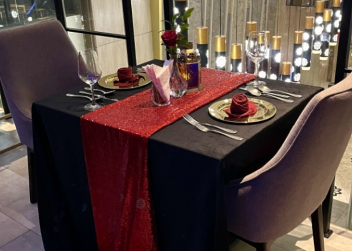  Cinta dan Kenikmatan Kuliner Bersatu di Valentine Dinner Set Menu The Excelton Hotel Palembang
