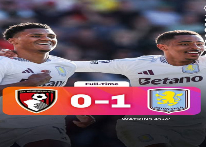 Aston Villa Bungkam Bournemouth 1-0, Jaga Harapan ke Liga Champions