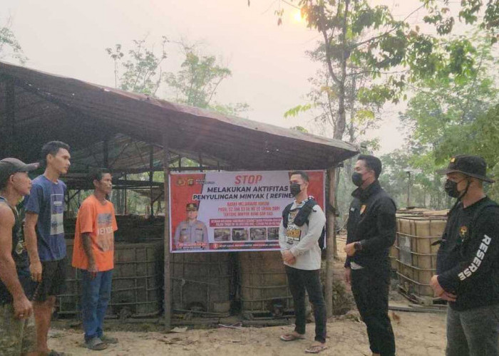 Polsek Batanghari Leko Gencarkan Patroli, Warga Pangkalan Bulian Diimbau Hentikan Illegal Refinery