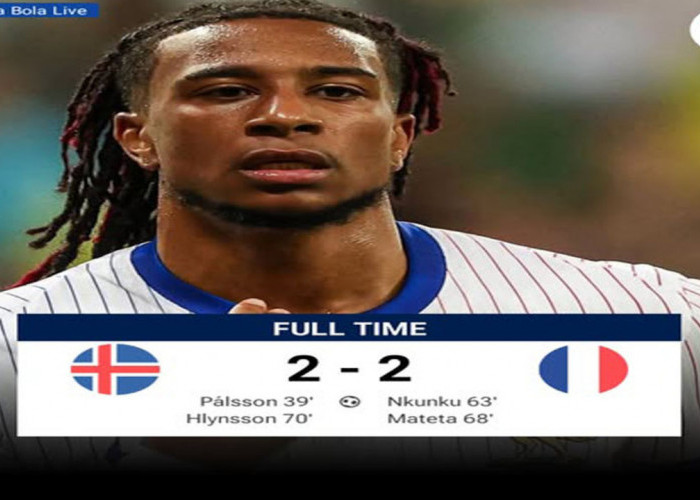 Hasil Kualifikasi Piala Dunia 2026: Prancis Ditahan Imbang Islandia 2-2 
