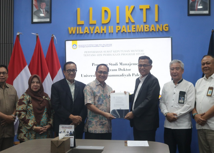 Universitas Muhammadiyah Palembang Cetak Sejarah, PTS Pertama di Sumsel Buka Program Doktor (S3) Manajemen