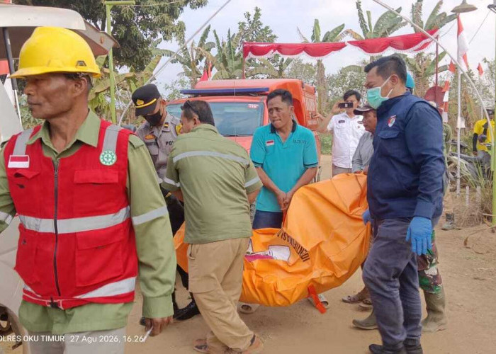 Respons Cepat Polres OKU Timur Tangani Penemuan Jenazah Karyawan di Cempaka
