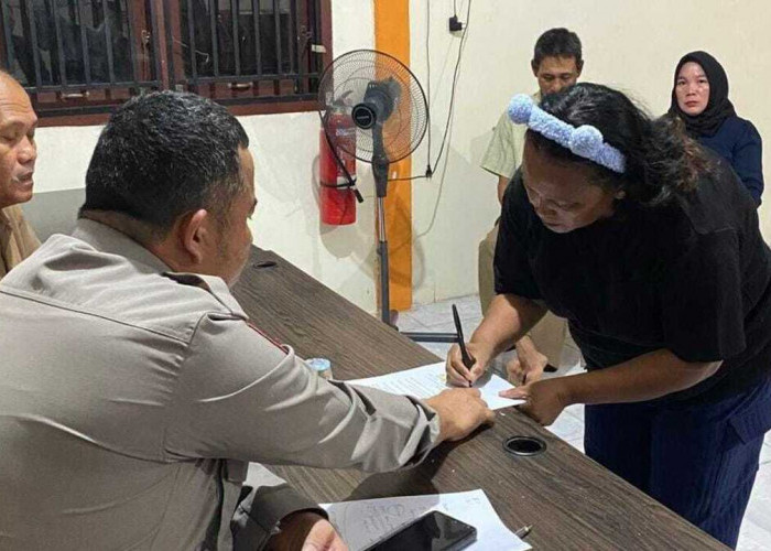 Bertikai Saat Belanja di Pasar Bedug dua warga Tanjung Batu Akhirnya Berdamai, Ini Pesan Kapolsek