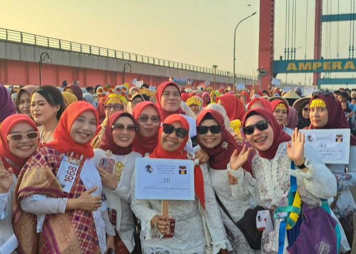 DWP Dinas Perikanan Palembang Hadiri Parade Kebaya Nasional, Tunjukkan Komitmen Lestarikan Budaya Indonesia