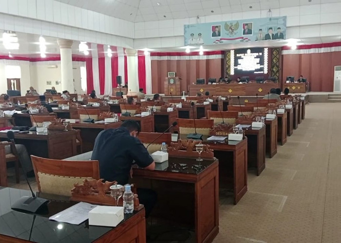 DPRD Ogan Ilir Dengarkan Jawaban Bupati Terkait Pandangan Fraksi Atas Pertanggungjawaban Anggaran Tahun 2022
