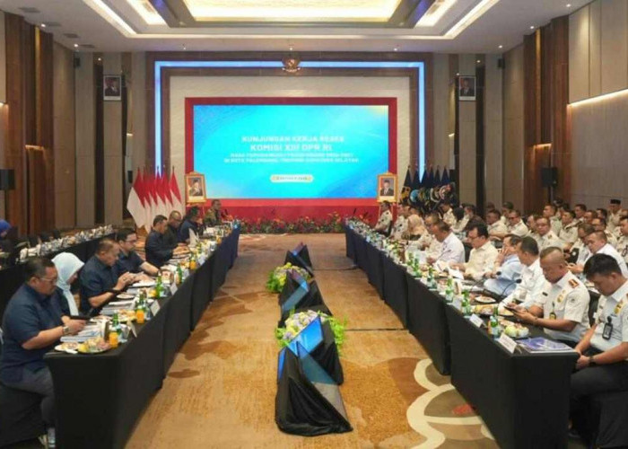 Rapat Mitra Kerja Komisi XIII DPR RI, Kemenkum Sumsel Sampaikan Capaian dan Tantangan Pelaksanaan Tugas
