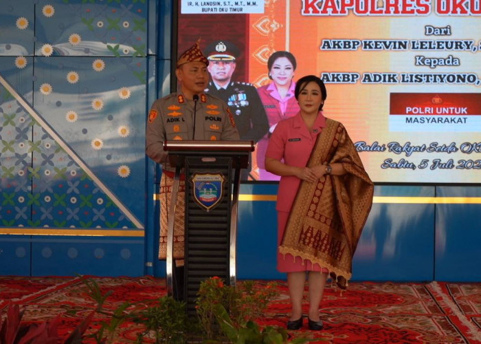 AKBP Adik Listiyono Jabat Kapolres OKU Timur