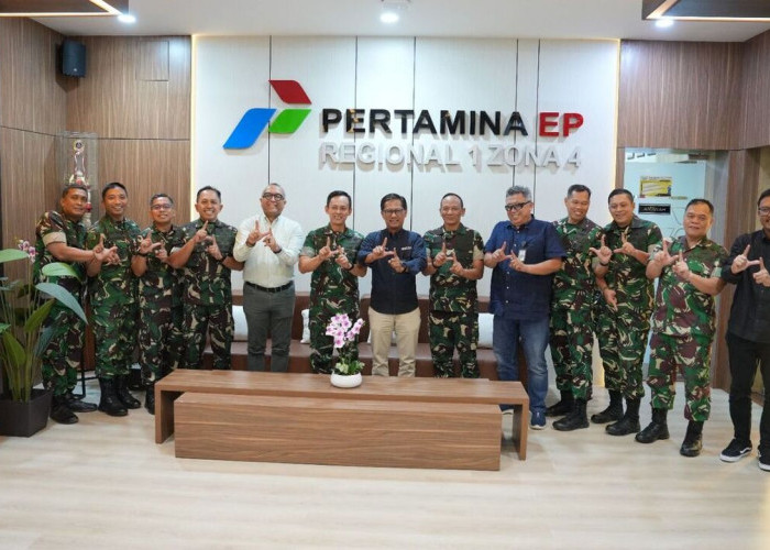 Pertamina EP Zona 4 Perkuat Sinergi dengan Kodam II/Sriwijaya, Dukung Ketahanan Energi Nasional
