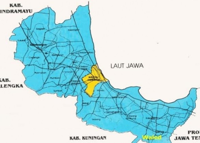 Ini Batas Wilayah Kabupaten Cirebon Calon Ibukota Provinsi Cirebon Pemekaran Provinsi Jawa Barat