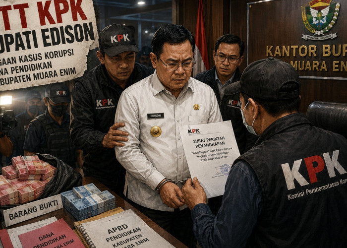 OTT KPK Kembali Guncang Muara Enim, Edison Jadi Bupati Keempat Tersandung Dugaan Korupsi dalam Tujuh Tahun