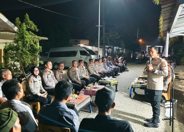 Jaga Kamtibmas, Polres Prabumulih Gelar SAMLING di Karang Bindu Sekaligus Edukasi Karhutla