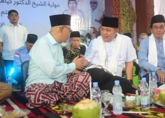 Hadiri Haul KH Nur Muhammad Iskandar dan Hj Percha Leanpuri,Gubernur Herman Deru Apresiasi Peran Ponpes An Nur