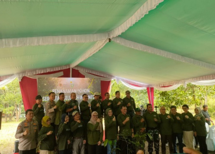 Hari Bhakti Rimbawan ke-41, dengan Aksi Penanaman Pohon Serentak di Palembang