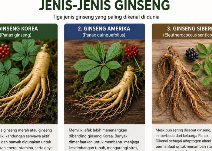 Ginseng, Herbal Legendaris dari Asia yang Menyimpan Beragam Khasiat bagi Kesehatan