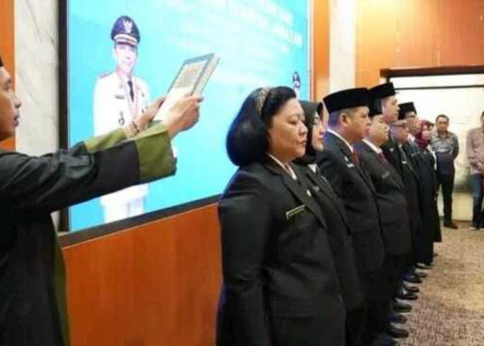 Bupati Panca Lantik 28 Pejabat Baru di Lingkungan Pemkab Ogan Ilir, 8 Diantaranya Eselon II