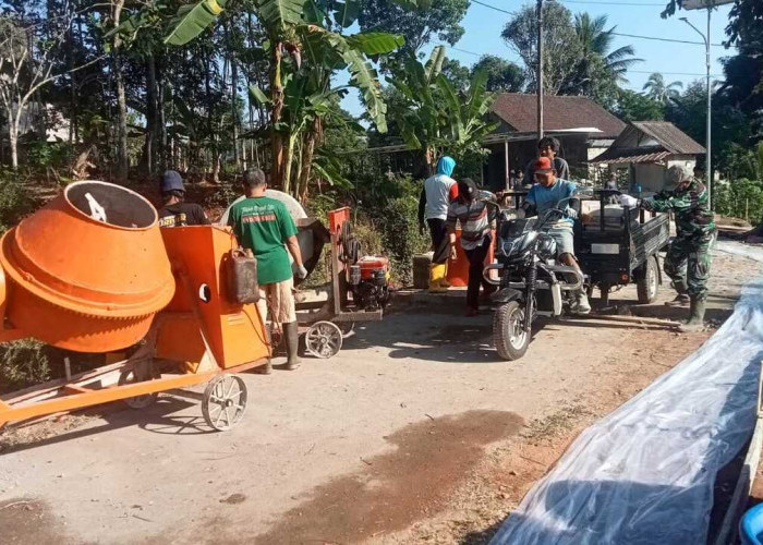 Tinggalkan Anak Istri Demi Mulusnya Jalan Desa Cukil, kec.tengaran.