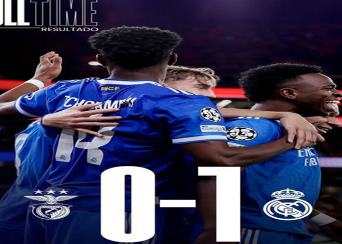 Hasil Benfica vs Real Madrid 0-1: Gol Vinícius Junior Bungkam Benfica dalam Drama Panas.