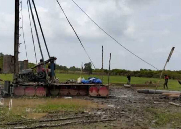 Dandim 0402/OKI-OI: Pembangunan Jembatan Gantung Sungai Dabuk di Desa Embacang Terus Dikebut