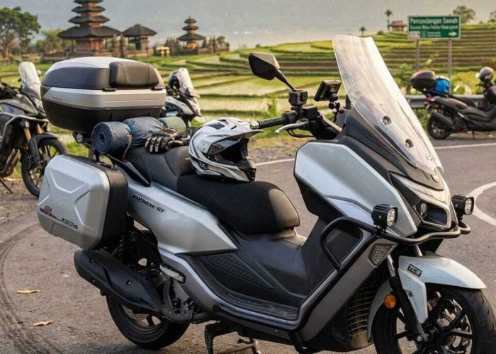 SYM MAXSYM 400 Maxi Scooter Gahar, Mesin 400cc dan Bagasi Jumbo Bikin Melongo. 