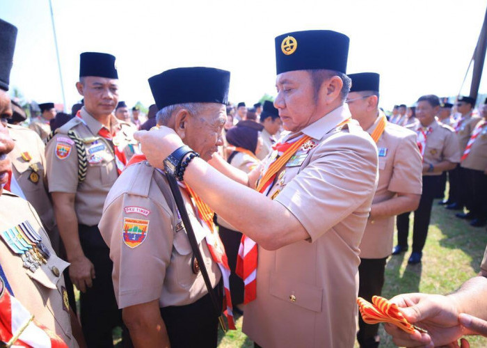 HUT Gerakan Pramuka ke-64, Gubernur Herman Deru: Pramuka Harus Jadi Garda Terdepan Perkuat Ketahanan Bangsa