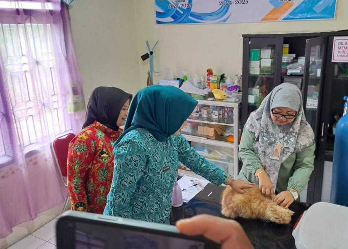 Masuk Dalam Daftar Zona Merah, Pemkot Prabumulih Gencar Lakukan Vaksinasi Rabies Massal