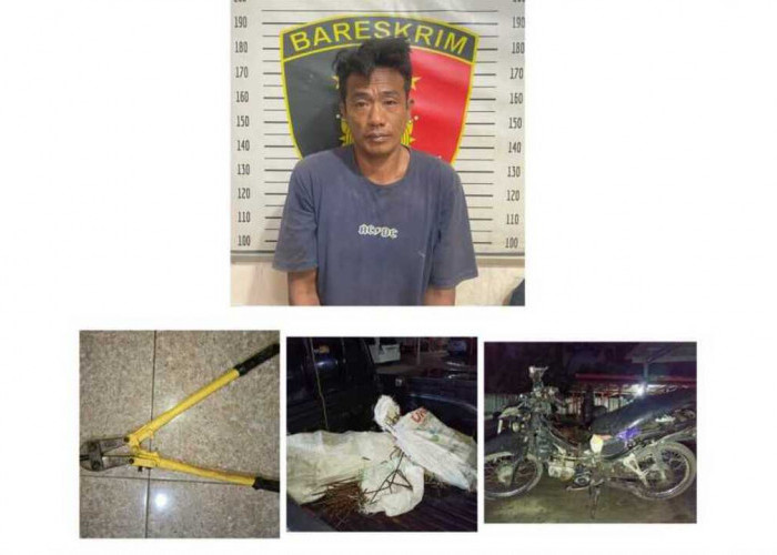 Maling Pagar Besi Masjid, warga Sanga Desa diamankan