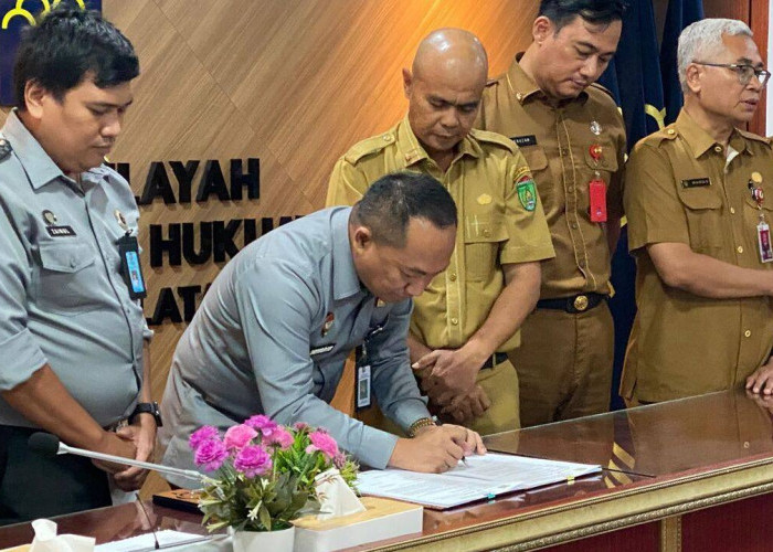Kanwil Kemenkum Sumsel Harmonisasi 13 Raperkada Kota Prabumulih