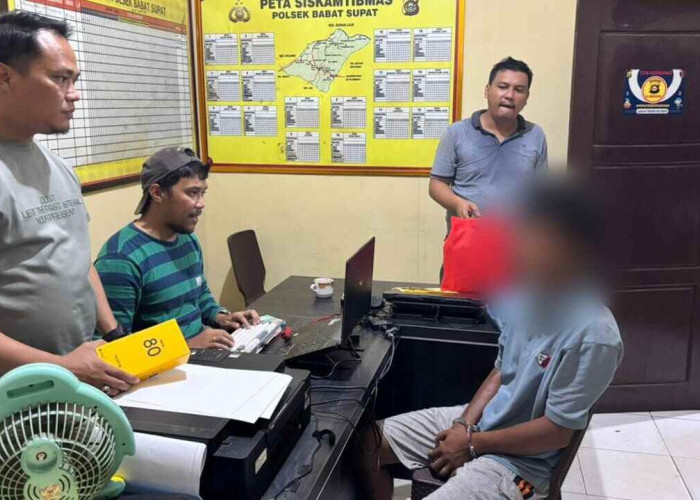 Bobol Mobil Ekspedisi dan Gondol 40 HP, Satu Pelaku Curat Dibekuk Polsek Babat Supat