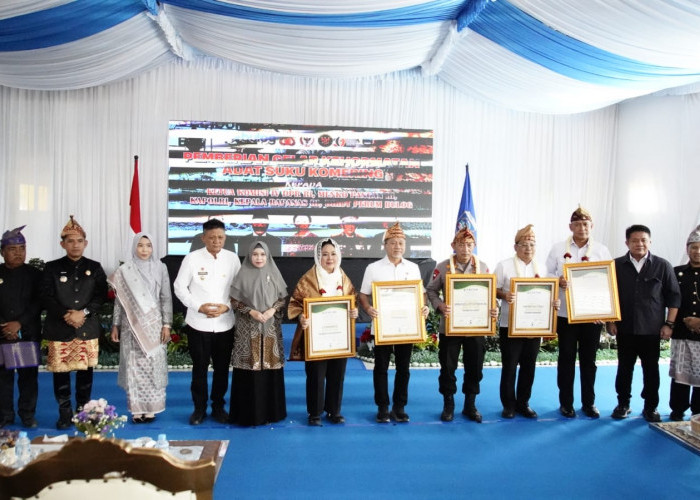5 Tokoh Nasional RI Terima Gelar Adat Suku Komering