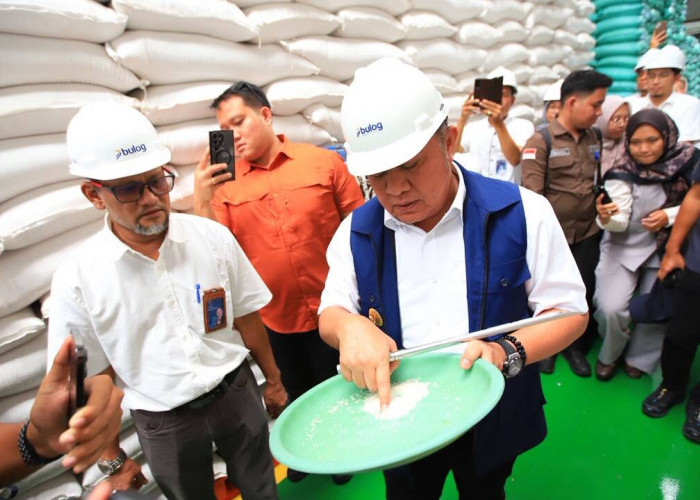Herman Deru: Stok Beras Sumsel Cukup Hingga 10 Bulan ke Depan.