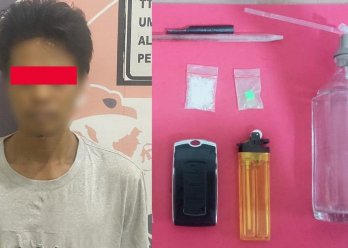 Polisi Ringkus Pengecer Narkoba di OKI, Sabu dan Ineks Disembunyikan Dalam Bingkai Foto