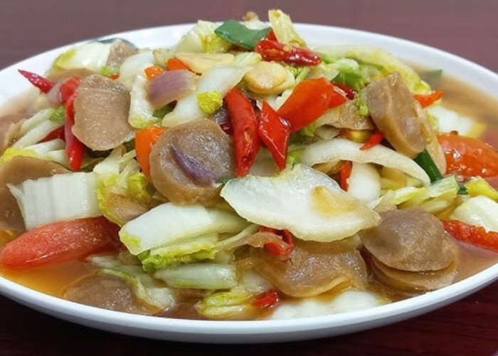 Tumis Sawi Putih Bakso Saus Tiram, Hidangan Sederhana yang Semakin Populer di Tengah Gaya Hidup Modern