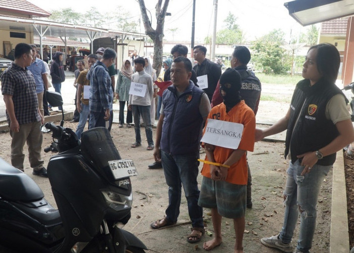 Polres OKU Selatan Gelar Rekonstruksi 32 Adegan Kasus Pembunuhan di Desa Pelangki