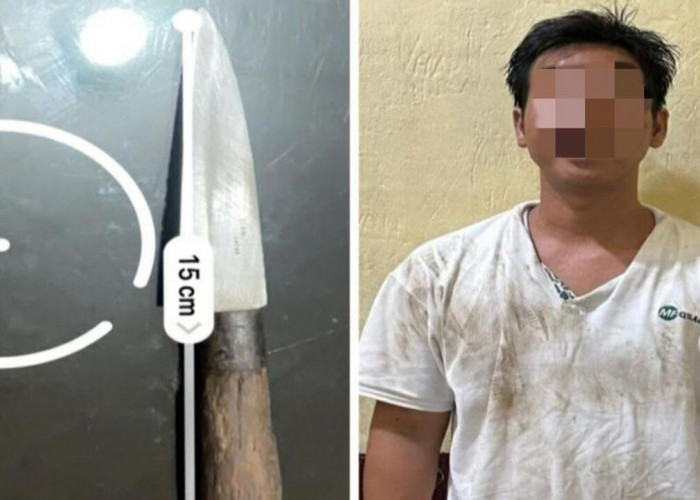 Bawa Pisau di Pinggir Sungai Ogan, Warga Tanjung Raja Diamankan Polisi