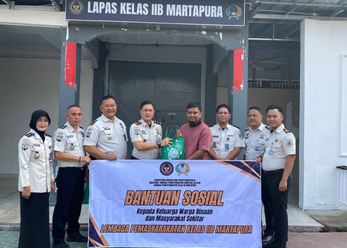 Hadirkan Kepedulian Nyata, Lapas Martapura Berbagi dengan Keluarga Warga Binaan dan Masyarakat