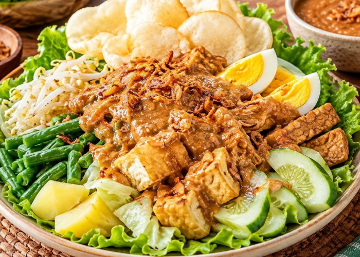 Resep Gado-Gado Lezat, Rahasia Bumbu Kacangnya Bikin Ketagihan