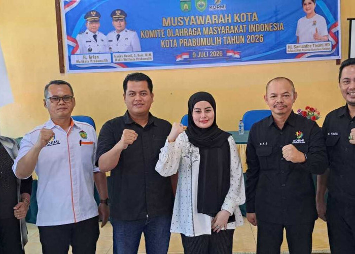 Puspita Sugiartie Terpilih Aklamasi Pimpin KORMI Prabumulih 2026-2030, Siap Majukan Olahraga Masyarakat