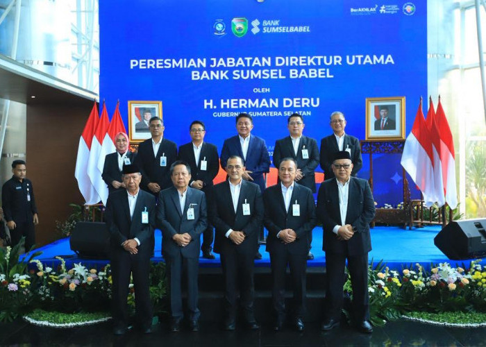 Herman Deru Resmikan Dirut Baru Bank Sumsel Babel, Soroti Trust, Transformasi Digital, dan Daya Saing Perbanka