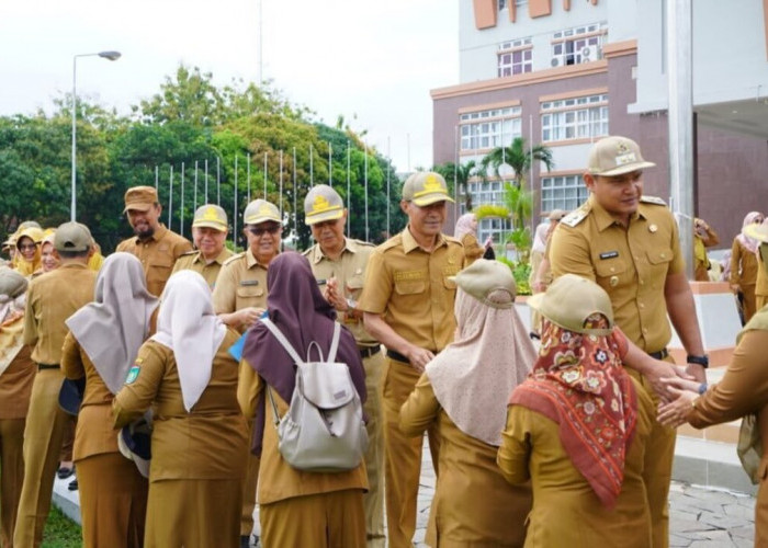 Apel Perdana Usai Lebaran, Wawako Prabumulih Tekankan Disiplin, Kinerja dan Inovasi Pegawai