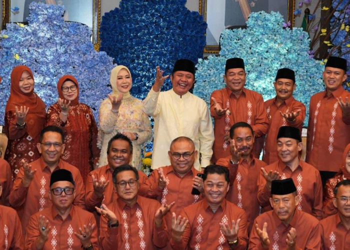 Momen Lebaran Penuh Makna! Herman Deru Satukan Kepala Daerah dan Warga Sumsel di Open House.