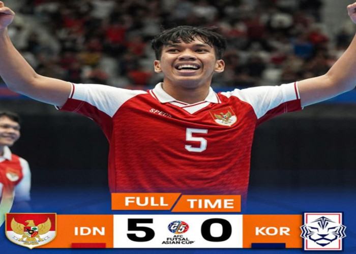 AFC Futsal Asian Cup 2026: Indonesia Gilas Korea Selatan 5-0.