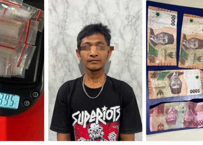 Polres OKU Selatan Gagalkan Transaksi Narkotika di Losmen, 12 Paket Sabu Disita