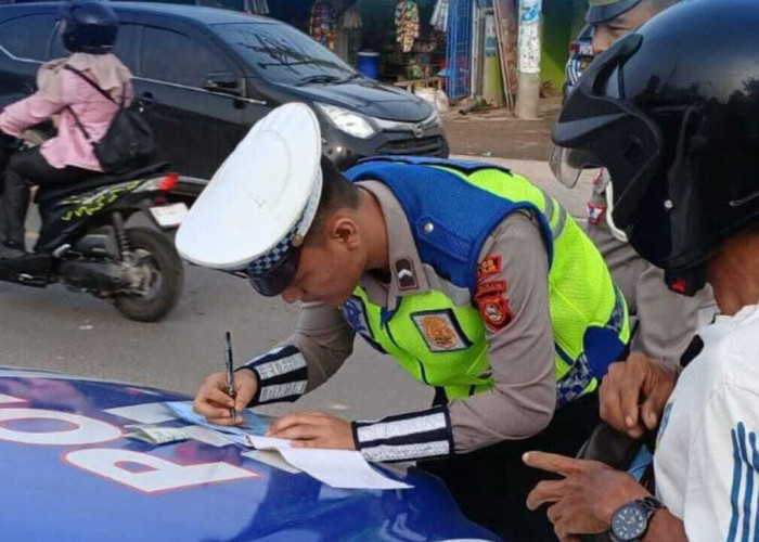 Operasi Misi 2025 di Ogan Ilir, Pelanggar Didominasi Oleh Pengendara Tanpa Helm