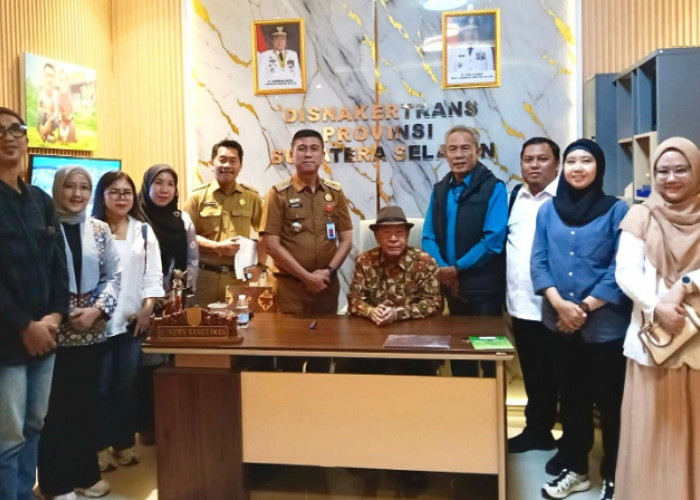 Forum K3 Sumsel dan Disnakertrans Perkuat Sinergi Dorong Pembentukan Dewan K3 Provinsi