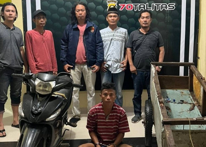 Curi Terali Pintu dan Jendela, Seorang Pemuda Ditangkap Tim Singo Timur Polsek Prabumulih Timur