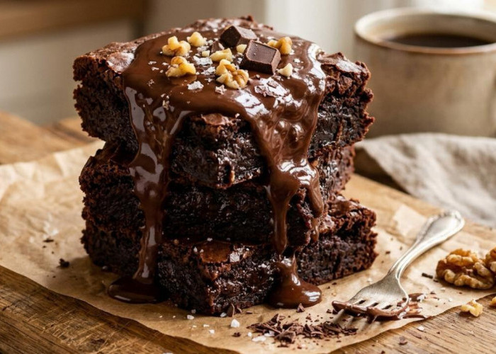 Brownies Coklat Lumer Jadi Tren Kuliner, Lelehan Manisnya Bikin Ketagihan