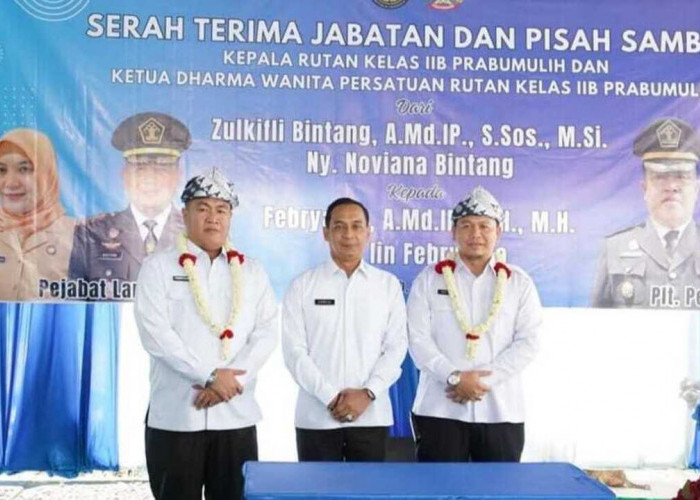 Resmi Jabat Plt Kepala Rutan Prabumulih, Febryanto : Kita Akan Melakukan Mapping dan Koordinasi