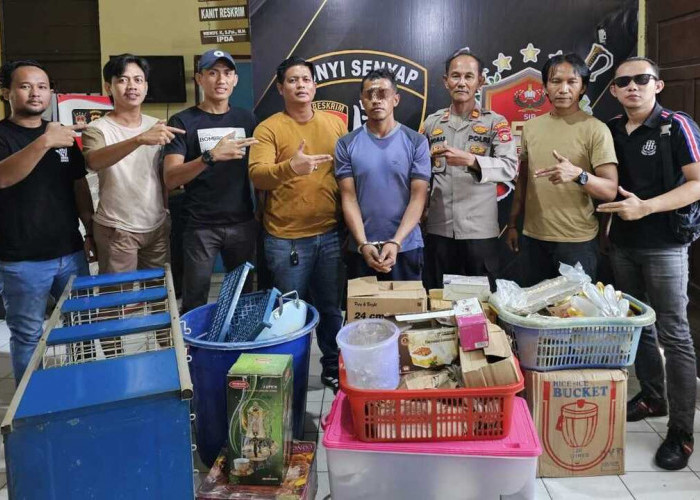 Sempat Kabur ke OKU, Pelaku Curat di Mabes Dibekuk Tekab Sunyi Senyap Polsek Prabumulih Barat